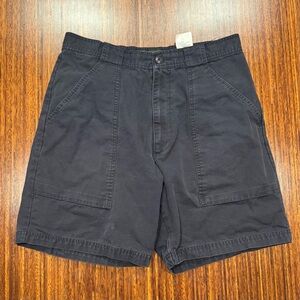VTG Timberland Shorts Men’s Size 32 Navy Canvas Carpenter Work Outdoor Y2K